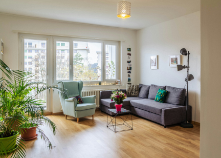 LVT Wood Effect Lounge Floor